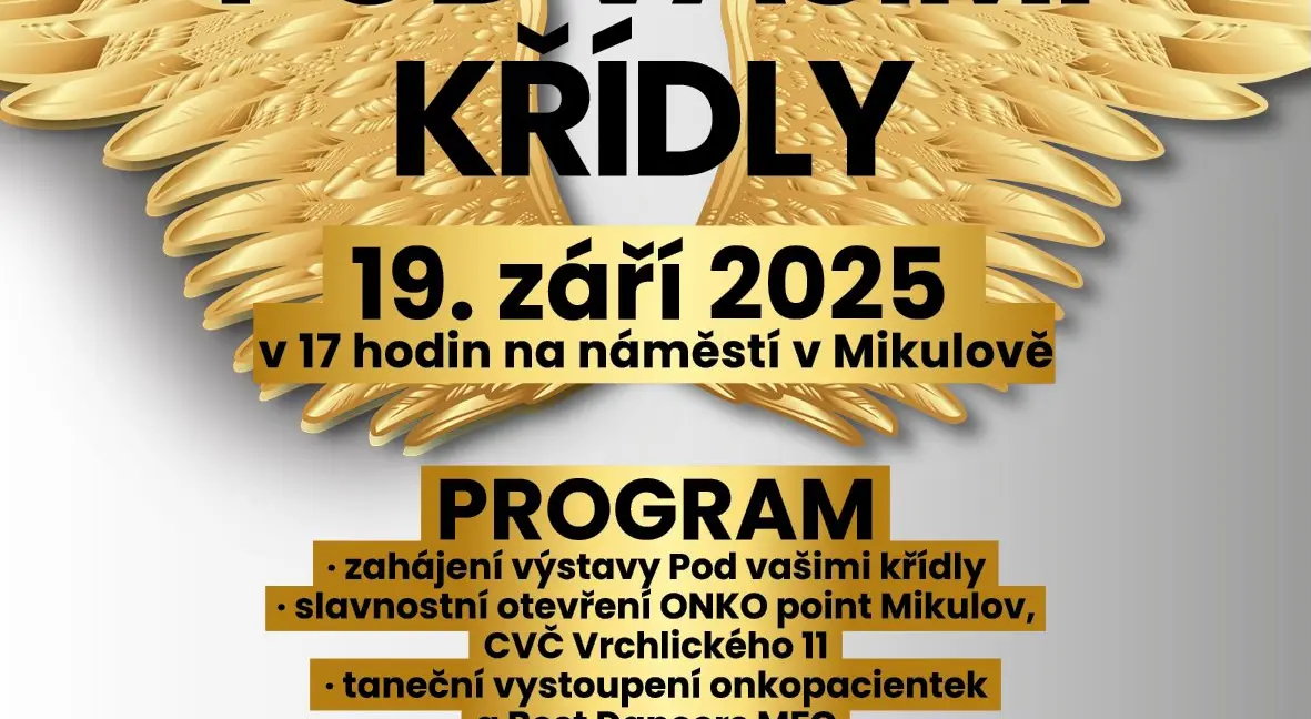 Vernisáž Pod vašimi křídly v Mikulově - obrázek 1