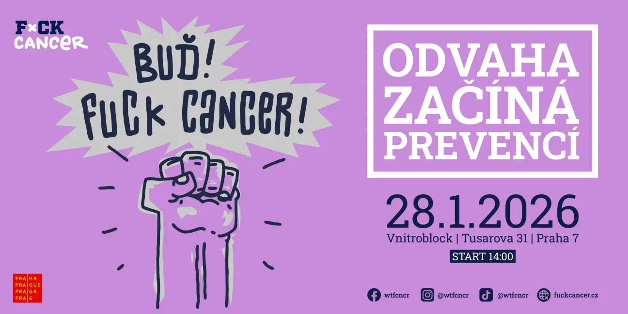 Buď! Fuck Cancer - Odvaha začíná prevencí - obrázek 1