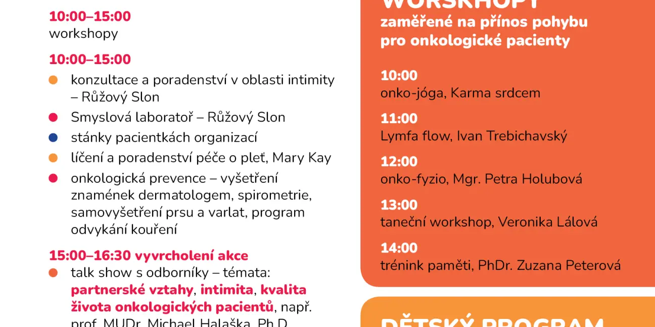 Survivorship day/Den onkopacientů - obrázek 1